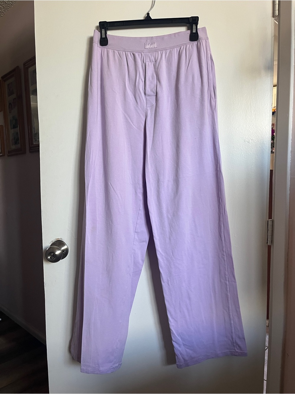 SKIMS Lavender Boyfriend Loose Pants, Small